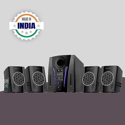 Zebronics ZEB-BT2750RUF Made in India Wireless Bluetooth Multimedia Speaker With Supporting USB, AUX, FM & Remote Control. (60 Watt, 4.1 Channel) Zebronics ZEB-BT2750RUF Made in India Wireless Bluetooth Multimedia Speaker With Supporting USB, AUX, FM & Remote Control. (60 Watt, 4.1 Channel)